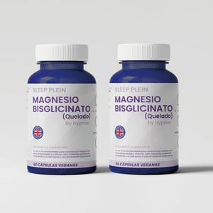 Magnesio Bisglicinato - Pack X2 - Quelado - Plein By Hypnos