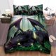 thumbnail image 1 of How To Train Your Dragon Toothless And Butterfly Quilt Duvet Cover Set Children3-Piece Bedding Set, 1 of 5