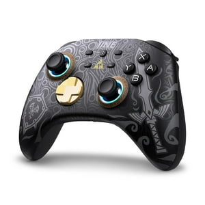 Genérico - Mando De Juegos Inalámbrico - Gamepad Pro Para Nintendo Switch/Lite/Oled Con Conector Para Auriculares, Luz Rgb, Ajuste Macro, Despertador, Turbo, Vibración Ajustable De Doble Motor.-Negro