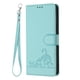 thumbnail image 1 of Funda tipo cartera FOXDOCK para Samsung Galaxy A20S con soporte, ranuras, RFID, diseño de gato, 1 of 5