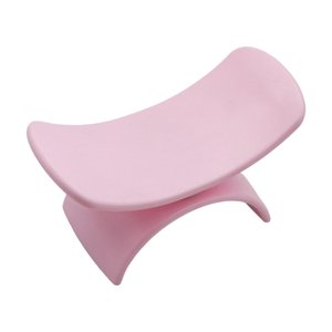 Ioensy - Almohada Para Reposabrazos De Uñas En Forma De U Portátil Antideslizante Para Uñas Acrílicas Manicura Rosa