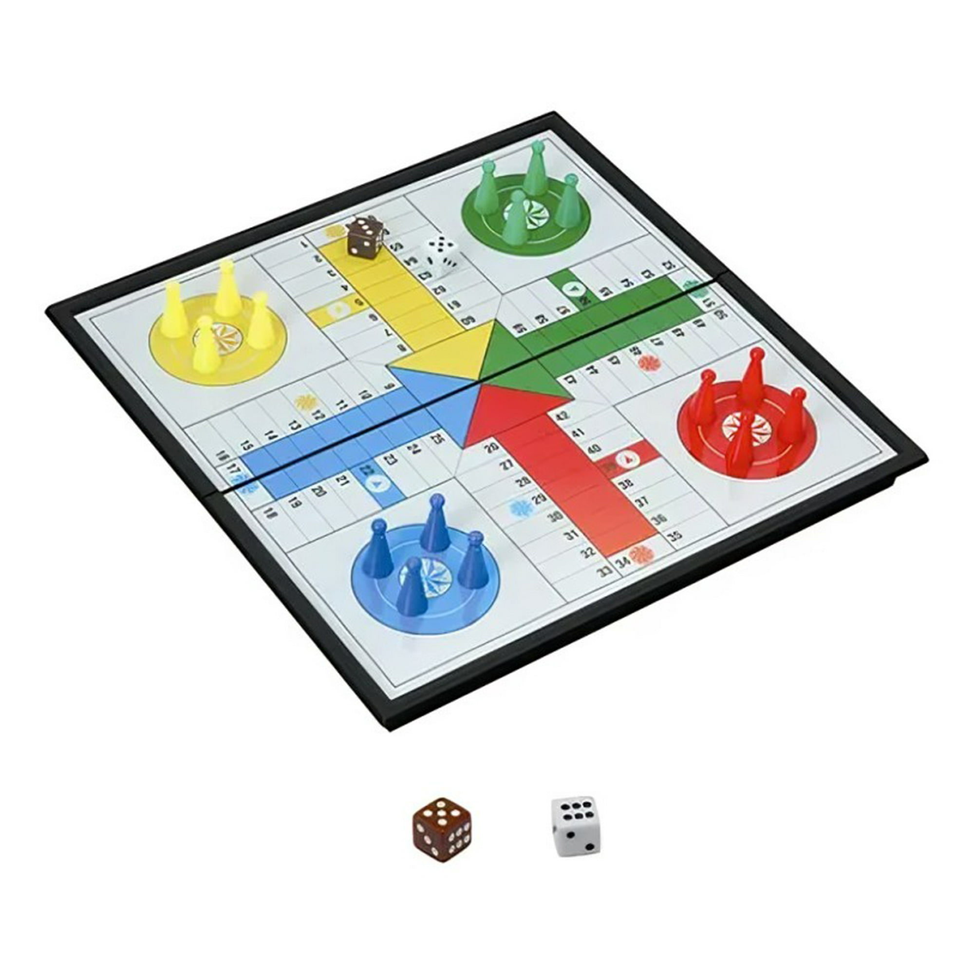 Genérico - Juego De Mesa Ludo Tablero Plegable Didáctico 20x20cm