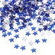 thumbnail image 4 of Uxcell 200Pcs Acrílico Estrella Rhinestone 0.24x0.24" Gemas de Plástico con Respaldo Plano Pegatinas de Joyería para Manualidades Azul Zafiro, 4 of 6