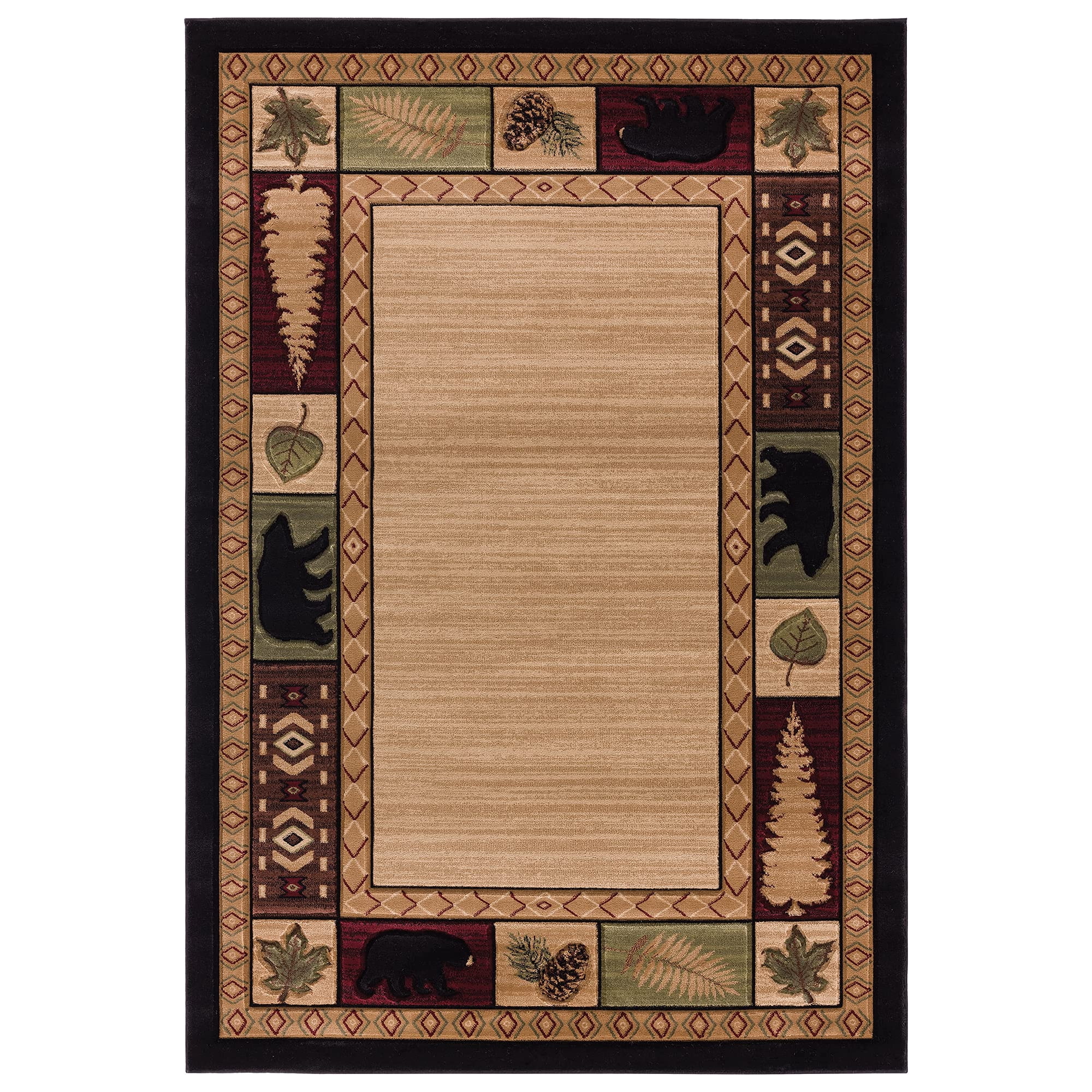 United Weavers Of America - Alfombra Decorativa United Weavers Cottage Homestead, 60 X 90 Cm, Color Beige