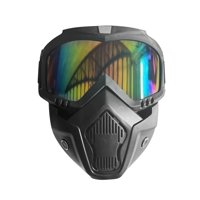 Ioensy - Máscara De Soldador Protector Facial Desmontable Resistente A Impactos Cómoda Máscara De Soldadura Multi-Vidrio