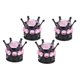 thumbnail image 1 of 4 Piezas Crown Bling Diamond Neumático / Tapas De Válvula De Vástago De Rueda Coche Camión Vehículo Rosa, 1 of 5