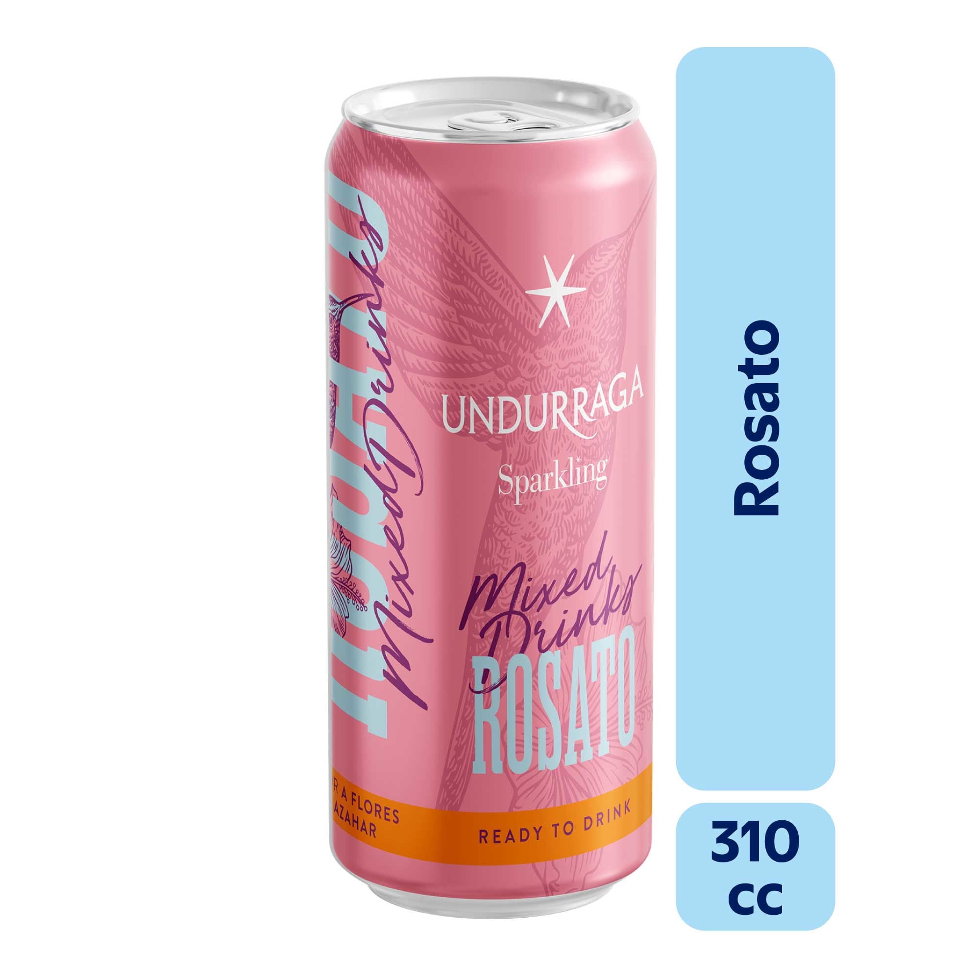 Espumante Mixed Rosato 5.5° Lata 310 ml Undurraga