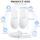thumbnail image 2 of Zapatillas desechables SATINIOR, 30 pares, tela polar blanca, 2 of 6