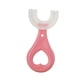 thumbnail image 4 of Ni?os Dientes Limpieza Manual Cepillo U-Forma U Limpieza De Dientes Oral Rosa 2-6 A?os, 4 of 5