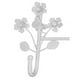 thumbnail image 2 of Perchero de pared flores, 2 of 2