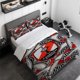 thumbnail image 1 of 3pcs River Bed Competition Eternal Champion Commemorative Badge Print Bedding Set Soft Duvet Cover and Two Pillowcases, 1 of 5