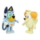 thumbnail image 1 of Figura 2 unidades de Bluey & Neighbor Chucky con traje Surprise Blaster, 1 of 3