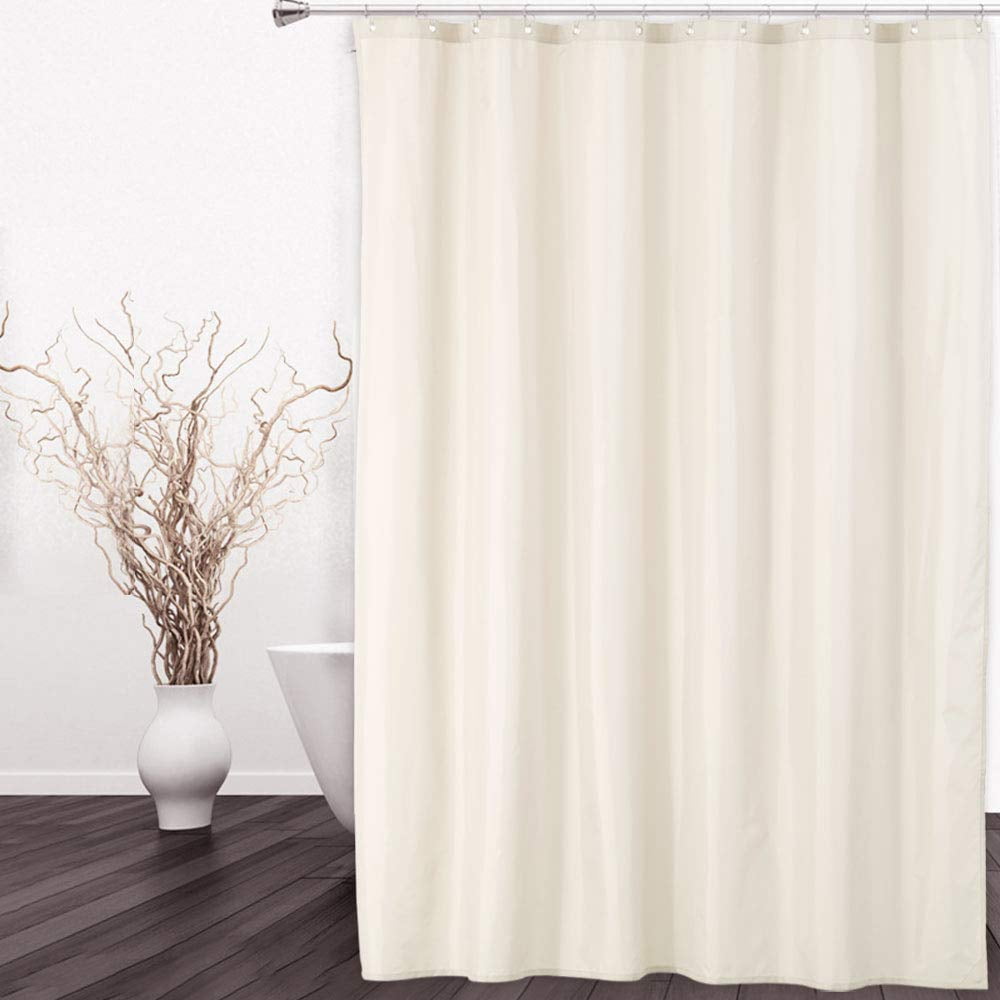 Cortina De Ducha Caromio Hotel Quality Waterproof Marfil