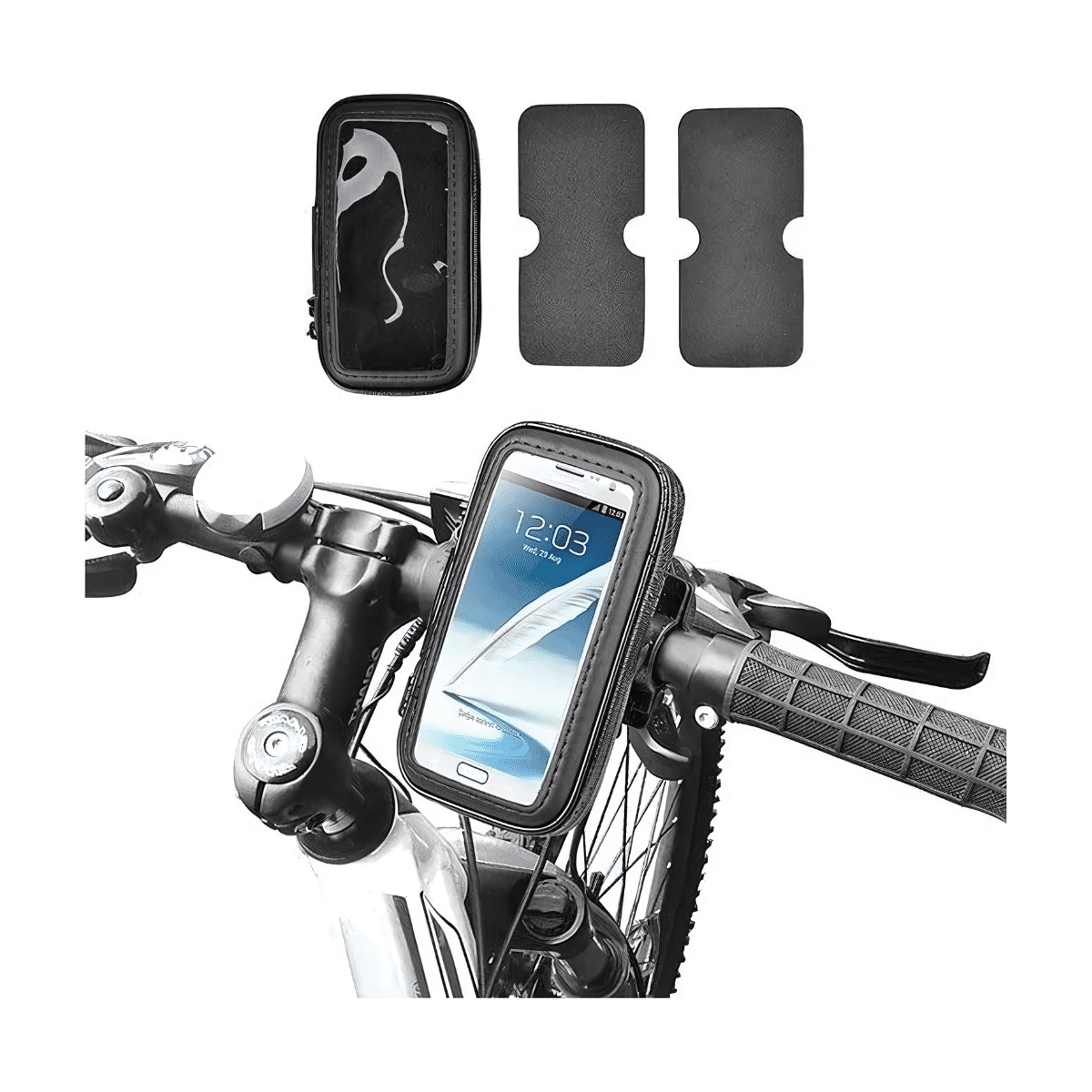 Genérico - Soporte De Celular Para Bicibleta Impermeable Rotación 360