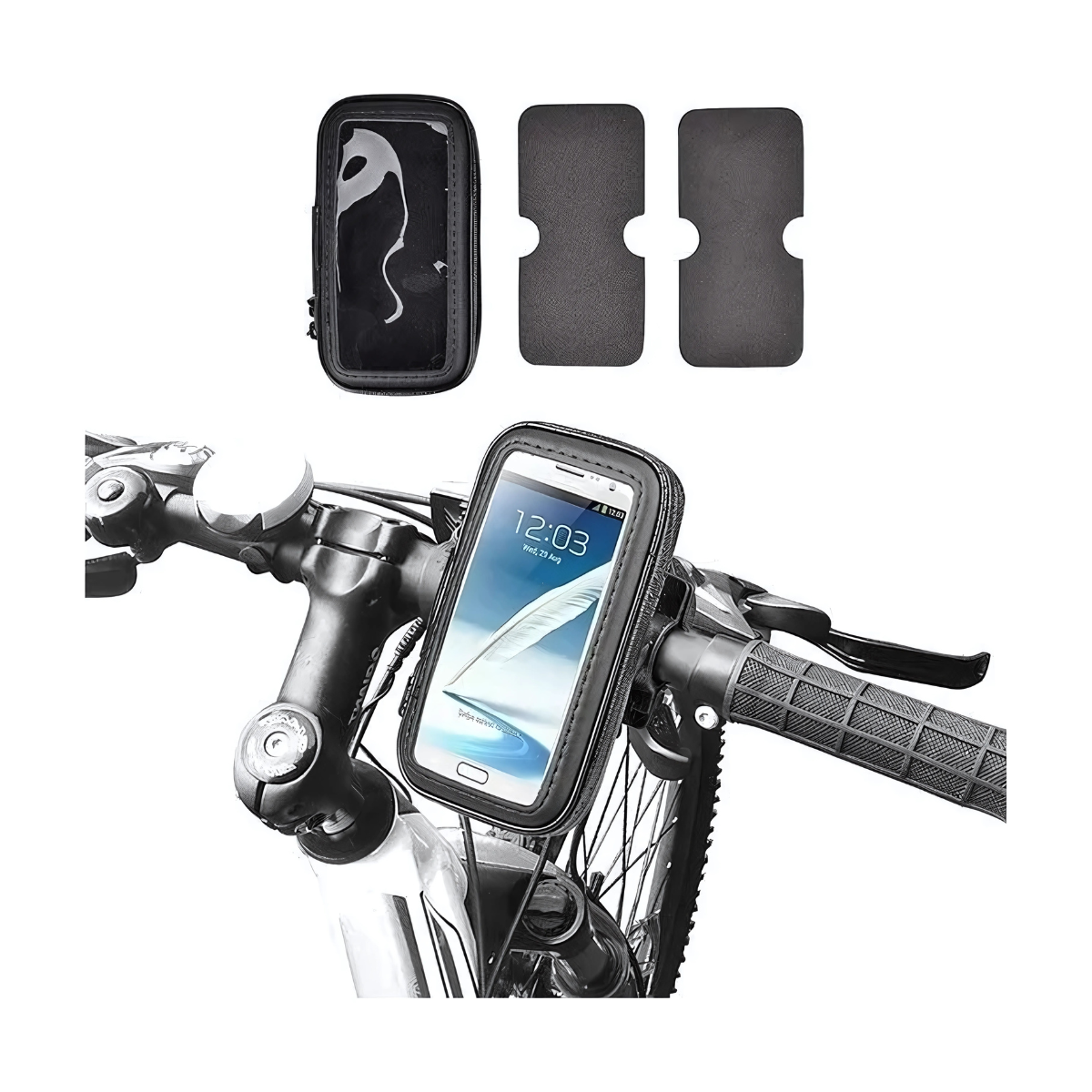 Genérico - Soporte De Celular Para Bicibleta Impermeable Rotación 360