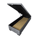 thumbnail image 2 of Base De Cama Baúl 1,5 Plazas Felpa Beige Con Mecanismo, 2 of 2