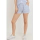 thumbnail image 3 of Pantalones Cortos CCwholesalesclothings Estampado De Leopardo Azul Claro, 3 of 5