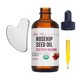 thumbnail image 1 of Aceite de rosa mosqueta Kate Blanc Cosmetics con kit Gua Sha Stone de 30 ml, 1 of 6