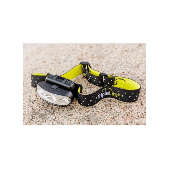 Linterna frontal TripleLite HL-530-01 negra de 530 lúmenes con LED