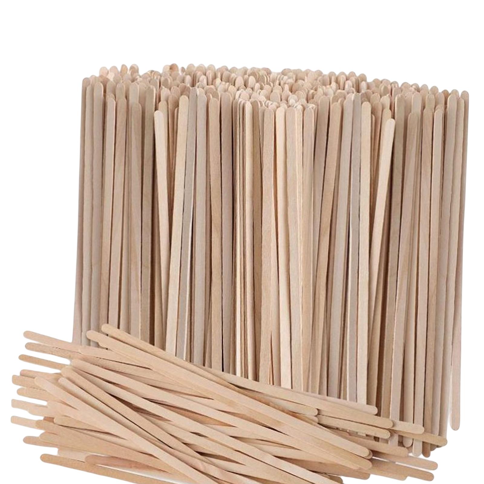 Bothyi - 500 Uds. Agitadores De Bebidas Palitos De Madera Para Bebidas De Té Bebidas Calientes Y Frías