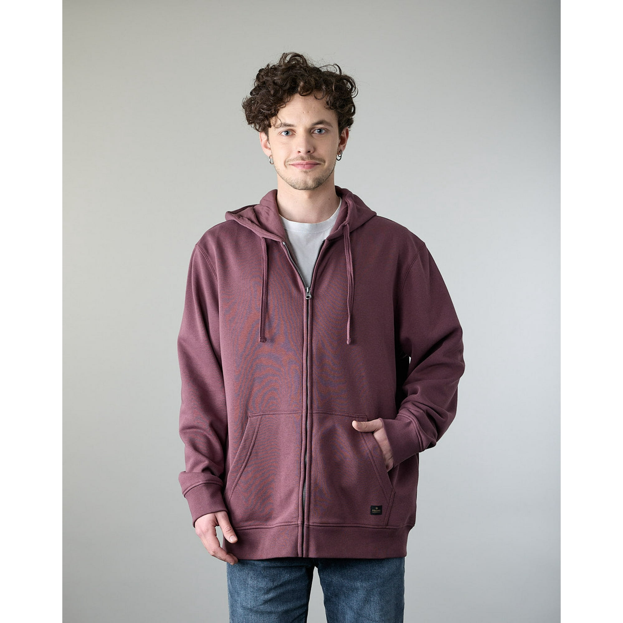 Poleron Hombre Franela Con Cierre Gorro Xv7706 Polemic