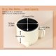 thumbnail image 2 of Crisol de cera Aroparc Electric de 1.8 l/60 oz para hacer velas, 2 of 6