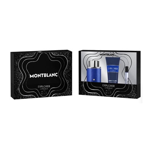 Set Explorer Ultra Blue Hombre ( Piezas ) Oz Edp Sp Oz Gel De Ducha 0 25 Oz
