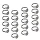 thumbnail image 3 of 20x Bases de anillo de placa redonda ajustable Gunmetal negro, 3 of 5