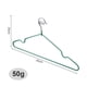 thumbnail image 5 of Percha para ropa de adulto, percha de ropa revestida de plástico, percha de ropa de metal antideslizante sin costuras, percha de ropa, 1 pieza, 5 of 5