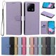 thumbnail image 1 of Cartera para Xiaomi 13 Pro con Soporte y Correa, Lila, 1 of 6