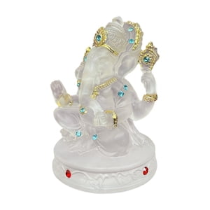 Bothyi - Elefante Dios Estatua Decoración Escritorio Ornamento Para Vacaciones Encimera Decoración