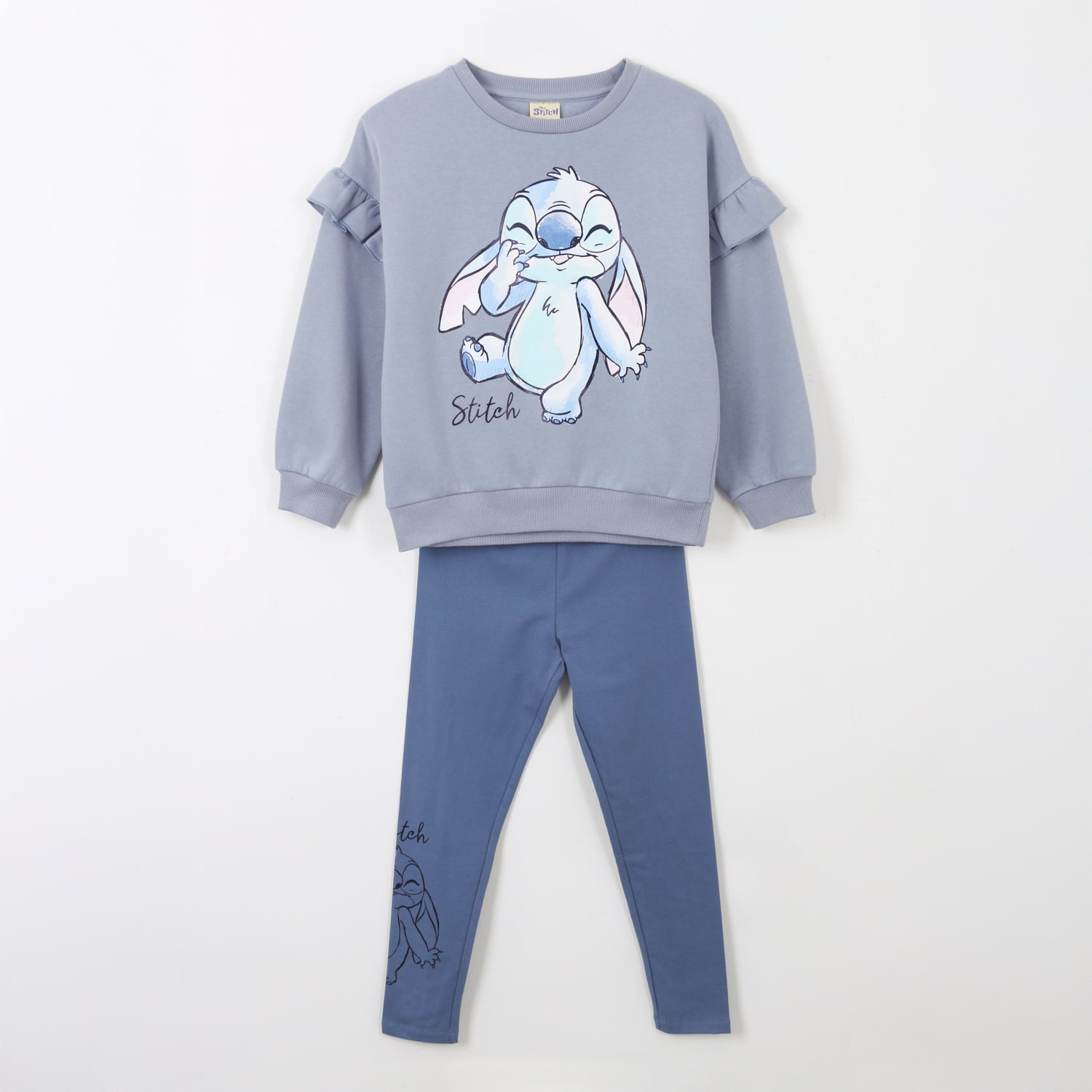 Conjunto De Buzo Niña Lilo & Stitch Smile Celeste Disney