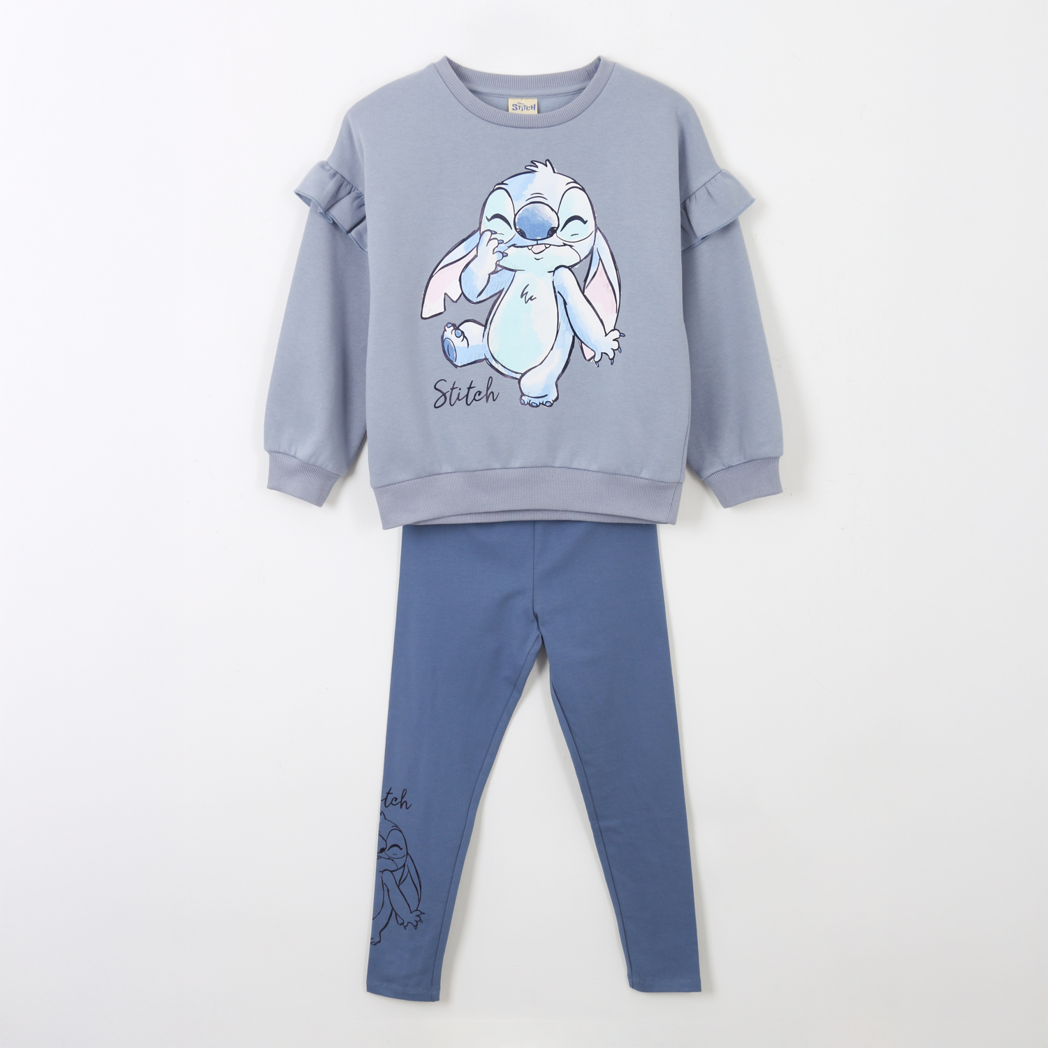 Conjunto De Buzo Niña Lilo & Stitch Smile Celeste Disney