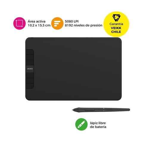Veikk - Tableta Gráfica Digitalizadora Vk640