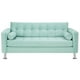 thumbnail image 1 of Sofa Retro 3c Felpa 12 Verde Agua, 1 of 6