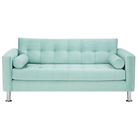Bodevir - Sofa Retro 3C Felpa 12 Verde Agua