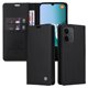 thumbnail image 1 of Funda Billetera de Cuero para Xiaomi Redmi 15C con Tarjetero y Soporte - Tapa Magnética Negro, 1 of 5