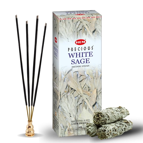Varillas de incienso HEM White Sage, 100 unidades, aromaterapia natural