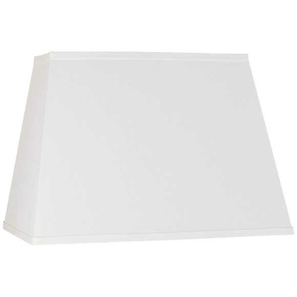 Pantalla Springcrest rectangular de lino marfil 36 × 46 × 30 cm