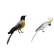 thumbnail image 1 of par artificial realista pájaro del bosque para jardín weding decoración del hogar combo 5, 1 of 3