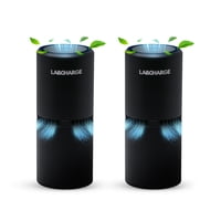 Lab Charge - Purificador De Aire Labcharge Iónico Con Filtro Hepa Silencioso Para 23 M² Pack De 2