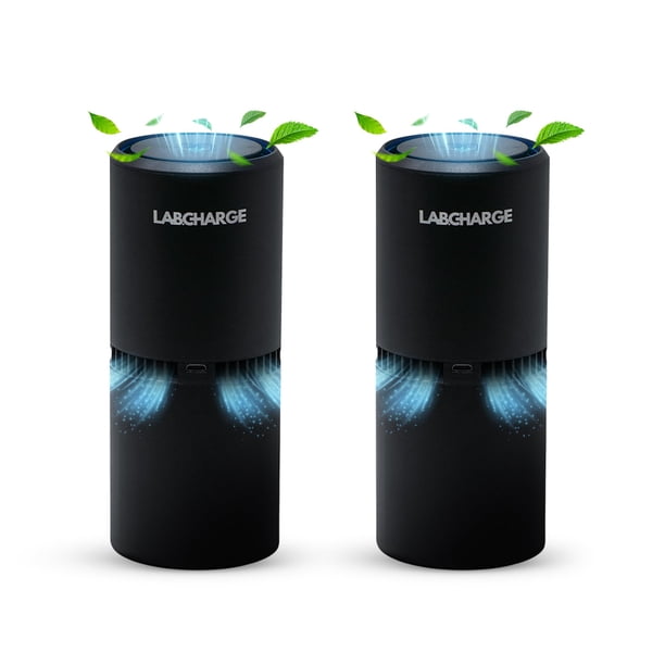 Purificador de Aire LabCharge Iónico con Filtro HEPA Silencioso para 23 m² Pack de 2