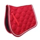 thumbnail image 4 of Mantilla Inglesa Comfort De Algodón Acolchado Cuadrado Almohadillas Para Montar A Caballo Rojo, 4 of 5
