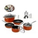 thumbnail image 1 of Batería de cocina 11 piezas, para todo tipo de cocinas, inducción, eléctrica y gas, 1 of 5
