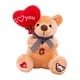 thumbnail image 5 of Precioso Oso De Peluche, Regalos Del Día De San Valentín Para Novia, Niños, Regalos Navideños, Marrón Claro, 5 of 5