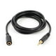 thumbnail image 2 of Cable Audifonos Auxiliar Jack Plug 5mts Alargador Extension negro, 2 of 3