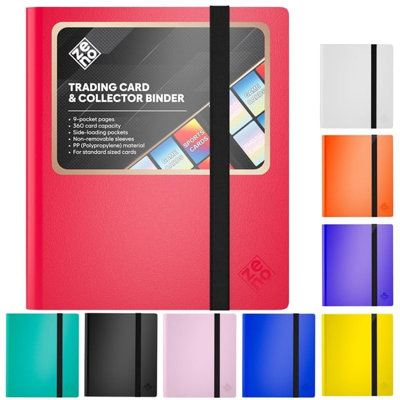 Carpeta ZENO 360 para cartas, 9 bolsillos de carga lateral
