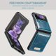 thumbnail image 2 of Artificial Leather And Hard PC Shell, Ultra Thin Slim Durable Protective Phone Case Cover For Samsung Galaxy Z Flip 5/Samsung Galaxy Z Flip 4 ,, 2 of 3