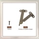 thumbnail image 3 of 2 piezas de bisagras de soporte de tapa plegable de 2.6", bisagra de elevación con tornillos, bronce, 3 of 7