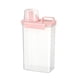 thumbnail image 4 of Contenedor De Almacenamiento De Alimentos, Contenedor De Almacenamiento Transparente Hermético Para Cereales, Nueces, Arroz, Cubierta Rosa, 4 of 5